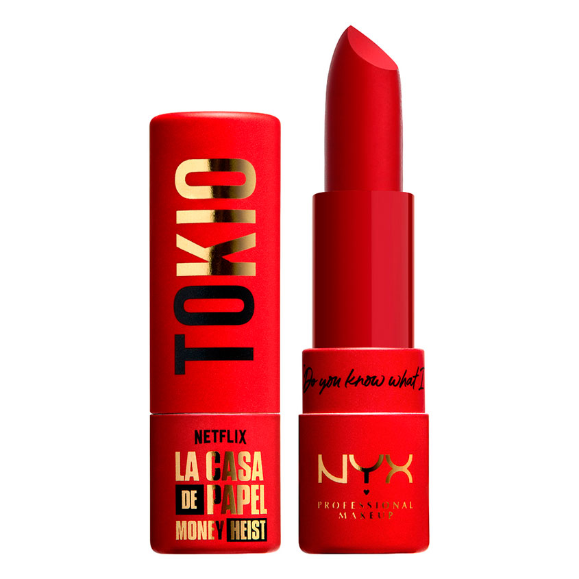 Помада для губ NYX PROFESSIONAL MAKEUP LA CASA DE PAPEL MONEY HEIST тон 01 rebel red
Помада для губ NYX PROFESSIONAL MAKEUP LA CASA DE PAPEL MONEY HEIST тон 01 rebel red