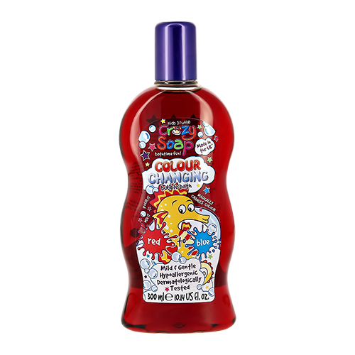 Пена для ванн KIDS STUFF CRAZY SOAP детская меняющая цвет из красного в синий 300 мл
Пена для ванн KIDS STUFF CRAZY SOAP детская меняющая цвет из красного в синий 300 мл