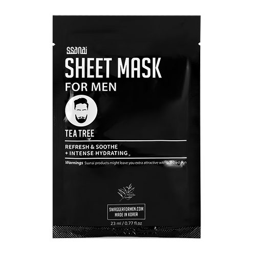 Маска для лица SSANAI FOR MEN мужская с маслом чайного дерева успокаивающая и увлажняющая 23 мл
Маска для лица SSANAI FOR MEN мужская с маслом чайного дерева успокаивающая и увлажняющая 23 мл