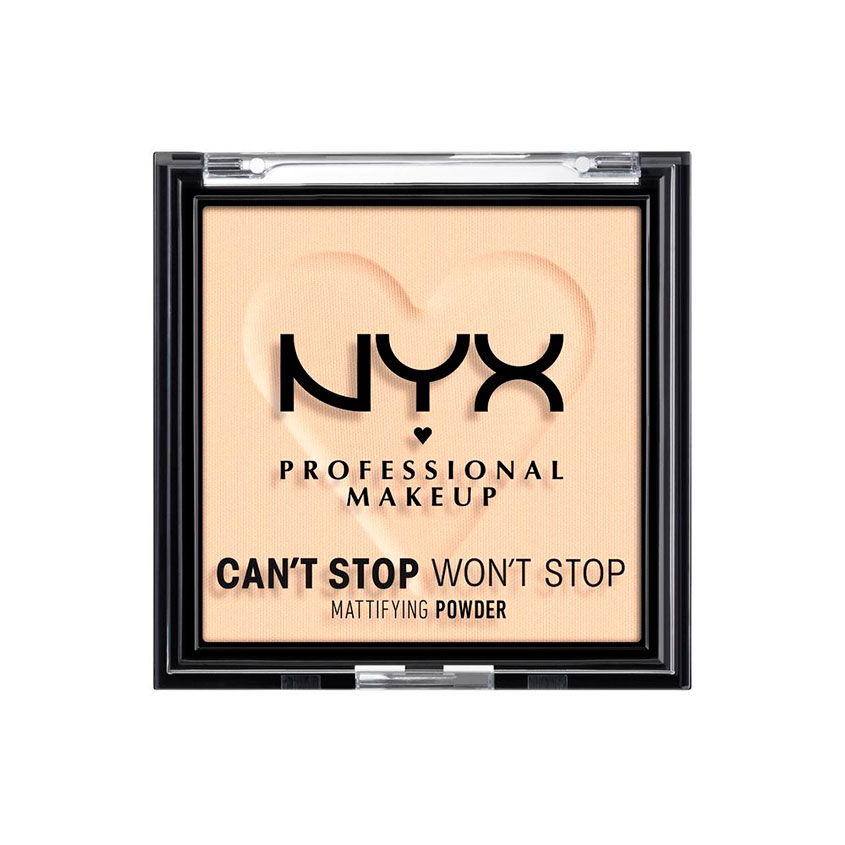 Пудра компактная для лица NYX PROFESSIONAL MAKEUP CANT STOP WONT STOP матирующая тон 01 fair
Пудра компактная для лица NYX PROFESSIONAL MAKEUP CANT STOP WONT STOP матирующая тон 01 fair