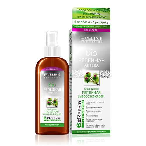 Сыворотка-спрей для волос EVELINE РЕПЕЙНАЯ АПТЕКА BIO против выпадения волос 150 мл
Сыворотка-спрей для волос EVELINE РЕПЕЙНАЯ АПТЕКА BIO против выпадения волос 150 мл