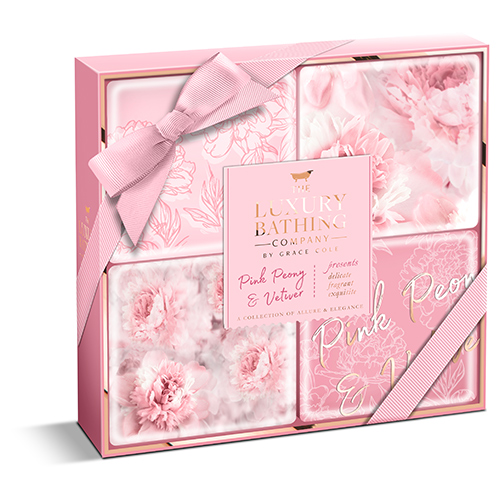 Набор подарочный женский THE LUXURY BATHING BY GRACE COLE PINK PEONY & VETIVER мыло 4x100 г
Набор подарочный женский THE LUXURY BATHING BY GRACE COLE PINK PEONY & VETIVER мыло 4x100 г