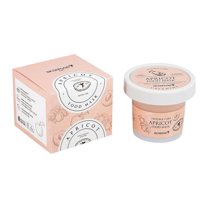 Маска для лица SKINFOOD FOOD MASK с абрикосом против несовершенств кожи 120 г
Маска для лица SKINFOOD FOOD MASK с абрикосом против несовершенств кожи 120 г