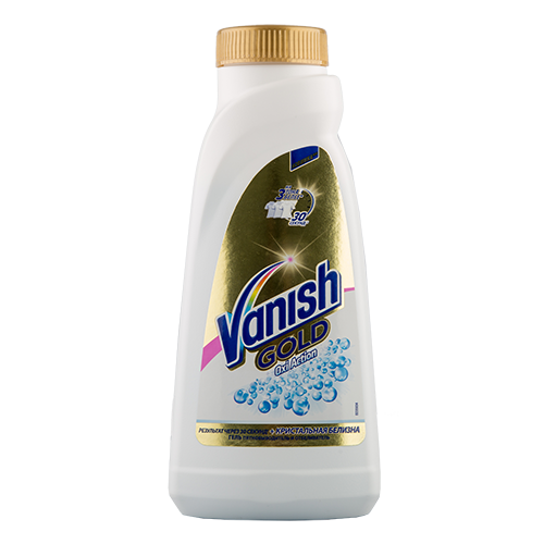 Пятновыводитель и отбеливатель для белья VANISH GOLD OXI ACTION Кристальная белизна 450 мл
Пятновыводитель и отбеливатель для белья VANISH GOLD OXI ACTION Кристальная белизна 450 мл