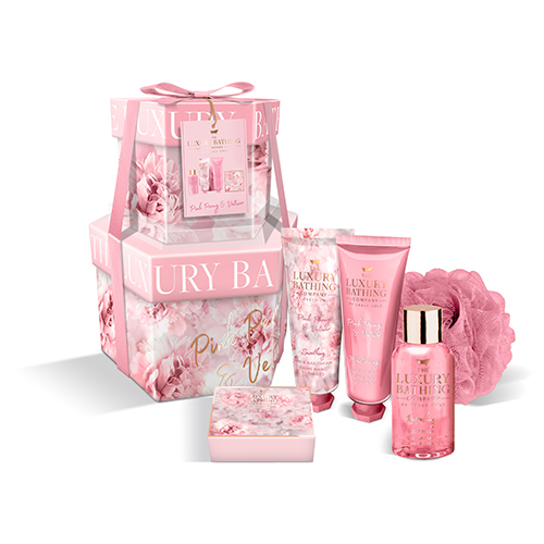 Набор подарочный женский THE LUXURY BATHING BY GRACE COLE PINK PEONY & VETIVER гель для душа 50 мл, крем для тела 50 мл, крем для рук и ногтей 50 мл, мыло 100 г, мочалка
Набор подарочный женский THE LUXURY BATHING BY GRACE COLE PINK PEONY & VETIVER гель для душа 50 мл, крем для тела 50 мл, крем для рук и ногтей 50 мл, мыло 100 г, мочалка