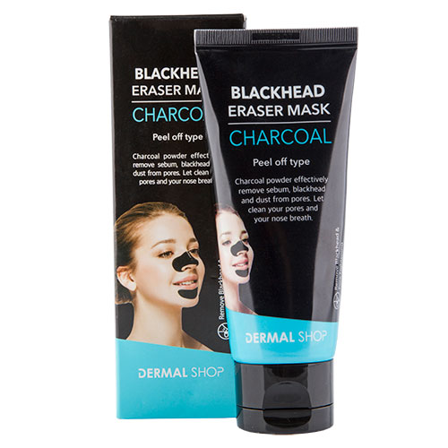 Маска-пленка для лица DERMAL с древесным углем против черных точек 50 г 
Маска-пленка для лица DERMAL с древесным углем против черных точек 50 г