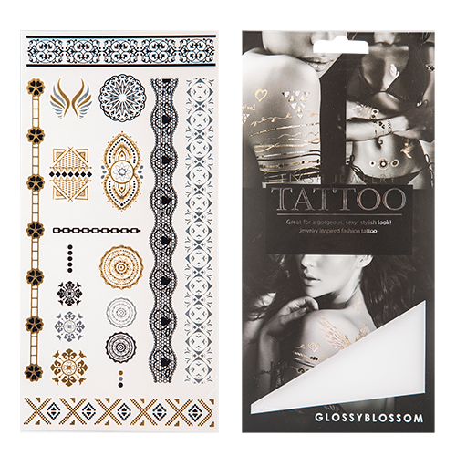 Татуировка для тела GLOSSYBLOSSOM FLASH JEWELRY TATTOO переводная крылья, цепи, браслеты
Татуировка для тела GLOSSYBLOSSOM FLASH JEWELRY TATTOO переводная крылья, цепи, браслеты