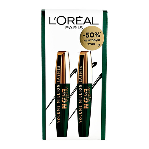 Набор подарочный женский LOREAL тушь для ресниц VOLUME MILLION LASHES FELINE NOIR 2 шт
Набор подарочный женский LOREAL тушь для ресниц VOLUME MILLION LASHES FELINE NOIR 2 шт