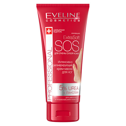 Крем-маска для ног EVELINE PROFESSIONAL EXTRA SOFT SOS интенсивно регенерирующий 100 мл
Крем-маска для ног EVELINE PROFESSIONAL EXTRA SOFT SOS интенсивно регенерирующий 100 мл