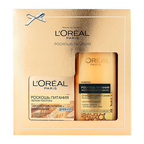 Набор подарочный женский LOREAL РОСКОШЬ ПИТАНИЯ крем для лица дневной 50 мл, очищающий тоник для лица 200 мл
Набор подарочный женский LOREAL РОСКОШЬ ПИТАНИЯ крем для лица дневной 50 мл, очищающий тоник для лица 200 мл