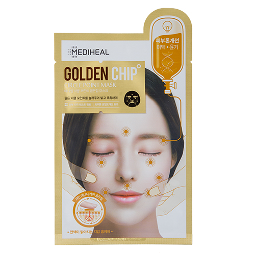 Маска для лица MEDIHEAL CIRCLE POINT MASK GOLDEN CHIP для сияния кожи с массажным эффектом 25 мл
Маска для лица MEDIHEAL CIRCLE POINT MASK GOLDEN CHIP для сияния кожи с массажным эффектом 25 мл