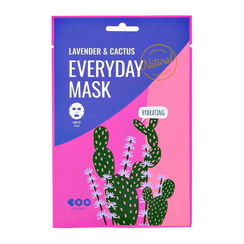 Маска для лица DEARBOO EVERYDAY MASK с экстрактом лаванды и кактуса увлажняющая 27 мл
Маска для лица DEARBOO EVERYDAY MASK с экстрактом лаванды и кактуса увлажняющая 27 мл