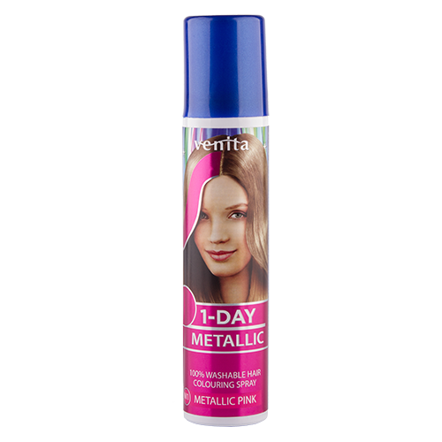 Спрей для волос оттеночный VENITA 1-DAY METALLIC тон Metallic Pink розовый металлик 50 мл
Спрей для волос оттеночный VENITA 1-DAY METALLIC тон Metallic Pink розовый металлик 50 мл