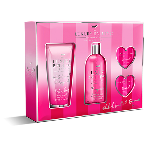 Набор подарочный женский THE LUXURY BATHING BY GRACE COLE RHUBARB VANILLA & BERGAMOT шипучее средство для ванны 2x25 г, гель для душа 100 мл, спрей для тела 100 мл
Набор подарочный женский THE LUXURY BATHING BY GRACE COLE RHUBARB VANILLA & BERGAMOT шипучее средство для ванны 2x25 г, гель для душа 100 мл, спрей для тела 100 мл