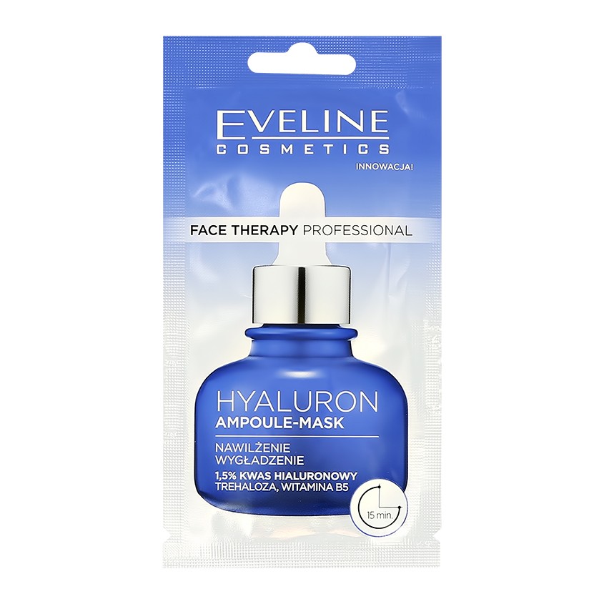 Маска для лица EVELINE FACE THERAPY PROFESSIONAL с гиалуроновой кислотой 8 мл
Маска для лица EVELINE FACE THERAPY PROFESSIONAL с гиалуроновой кислотой 8 мл