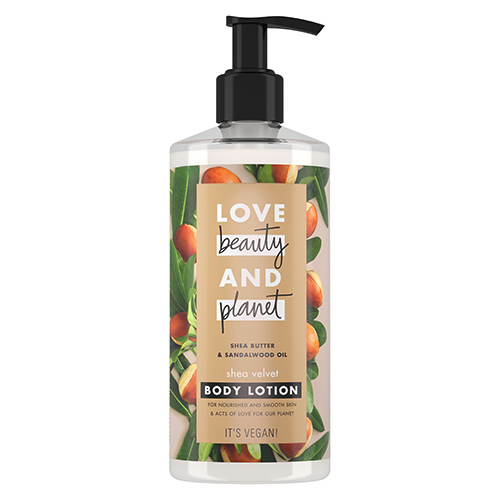 Лосьон для тела LOVE BEAUTY AND PLANET SHEA BUTTER & SANDALWOOD OIL Масло ши и сандаловое масло 400 мл
Лосьон для тела LOVE BEAUTY AND PLANET SHEA BUTTER & SANDALWOOD OIL Масло ши и сандаловое масло 400 мл