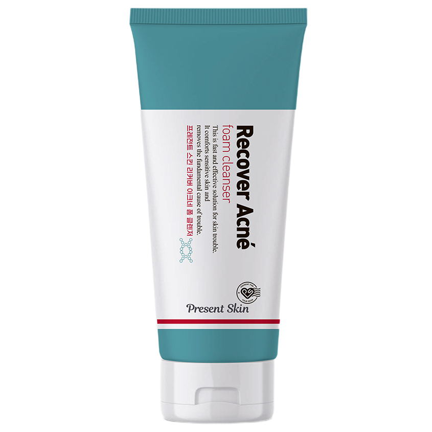 Пенка для умывания PRESENT SKIN RECOVER AC с салициловой кислотой и экстрактом чайного дерева успокаивающая 100 мл
Пенка для умывания PRESENT SKIN RECOVER AC с салициловой кислотой и экстрактом чайного дерева успокаивающая 100 мл