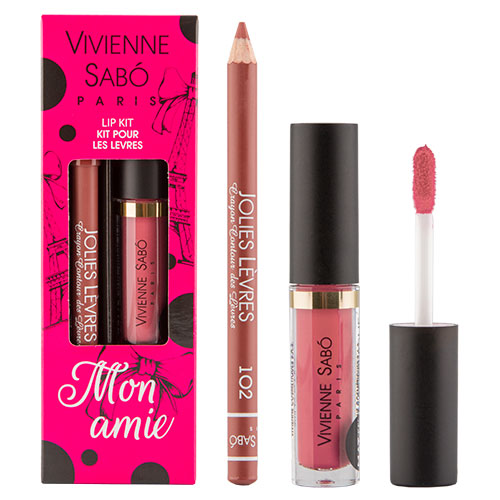 Набор для губ VIVIENNE SABO MON AMI KIT POUR LES LEVRES тон 03 карандаш, помада
Набор для губ VIVIENNE SABO MON AMI KIT POUR LES LEVRES тон 03 карандаш, помада