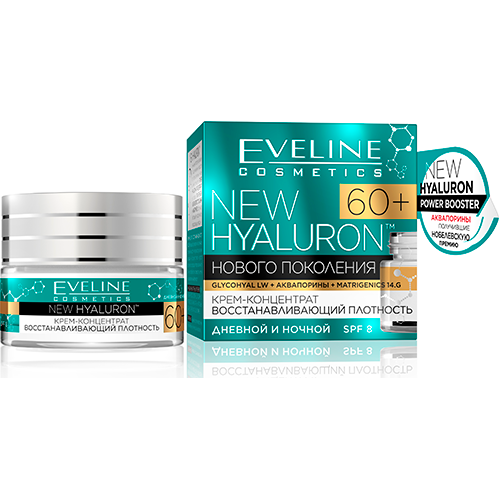 Дневной и ночной крем для лица EVELINE NEW HYALURON 60+ восстанавливающий плотность 50 мл
Дневной и ночной крем для лица EVELINE NEW HYALURON 60+ восстанавливающий плотность 50 мл