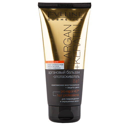 Бальзам-ополаскиватель для волос EVELINE ARGAN+KERATIN Аргановый 8 в 1 для поврежденных и окрашенных волос 200 мл
Бальзам-ополаскиватель для волос EVELINE ARGAN+KERATIN Аргановый 8 в 1 для поврежденных и окрашенных волос 200 мл