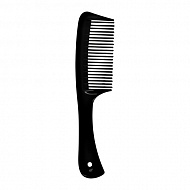Гребень для волос `LADY PINK` `BASIC` PROFESSIONAL black с ручкой