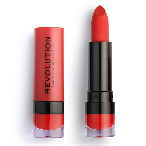 Помада для губ `REVOLUTION` MATTE LIPSTICK матовая (тон ruby 134)