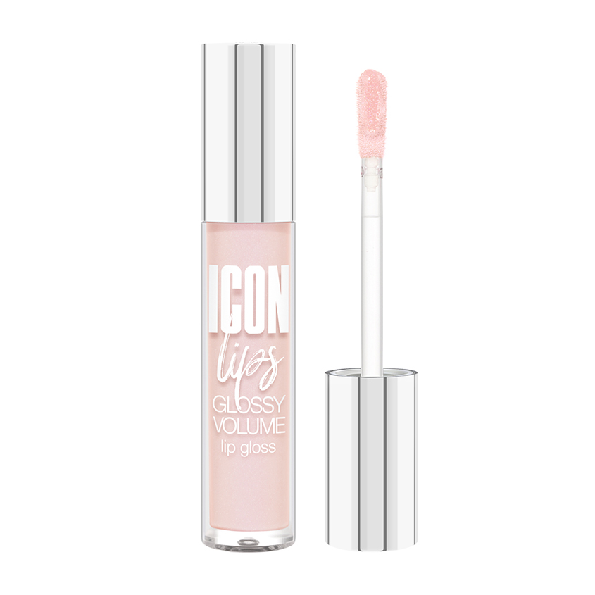 Блеск для губ LUXVISAGE ICON LIPS с эффектом объема и сияния тон 501 baby pink блеск для губ luxvisage icon lips с эффектом объёма тон 508 lilac pink 3 4 г