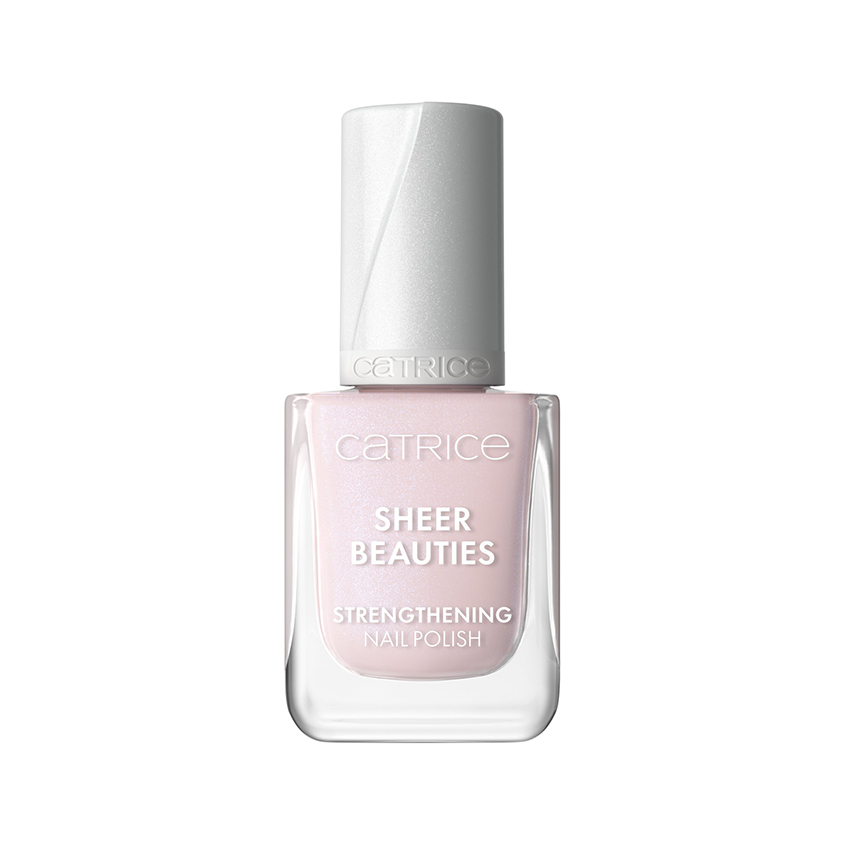 Лак для ногтей CATRICE SHEER BEAUTIES укрепляющий тон 40 Fluffy cotton candy