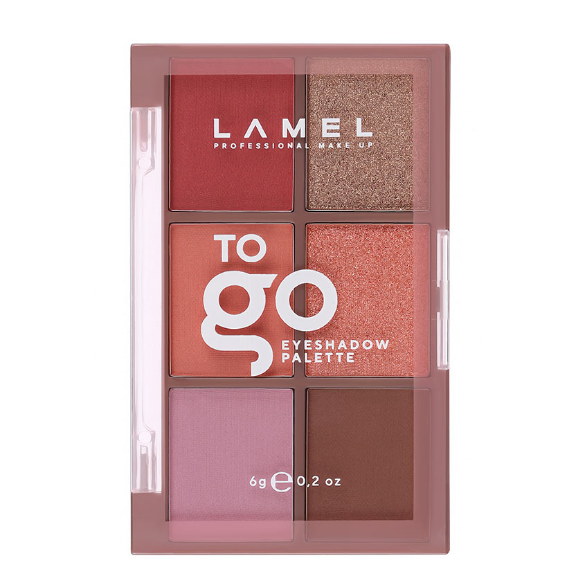 

Набор теней для век LAMEL PROFESSIONAL TO GO EYESHADOW PALETTE тон 404