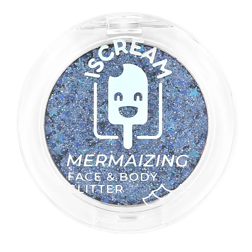 Глиттер для лица и тела ISCREAM MERMAZING сухой тон 03 cosmic