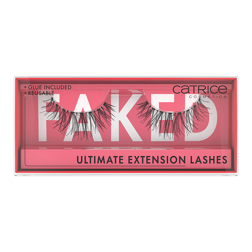 Накладные ресницы CATRICE ULTIMATE EXTENSION LASHES женский макияж бигуди для ресниц накладные ресницы натуральная завивка косметика инструменты для красоты бигуди для ресниц