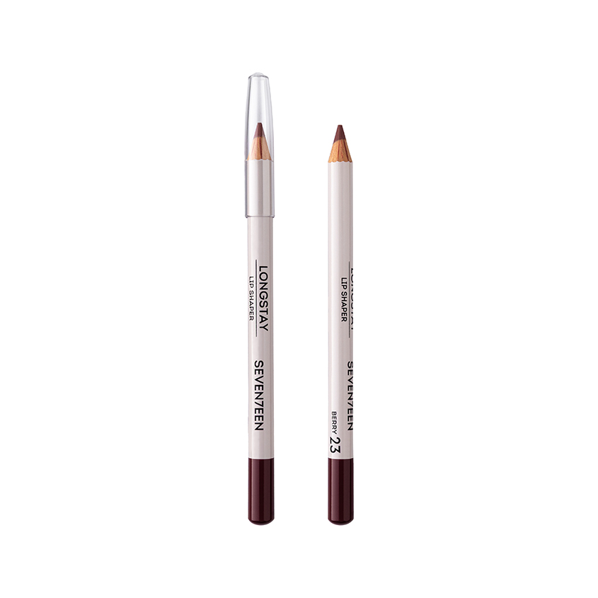 Карандаш для губ SEVENTEEN LONGSTAY LIP SHAPER PENCIL стойкий тон 23 Ягодный