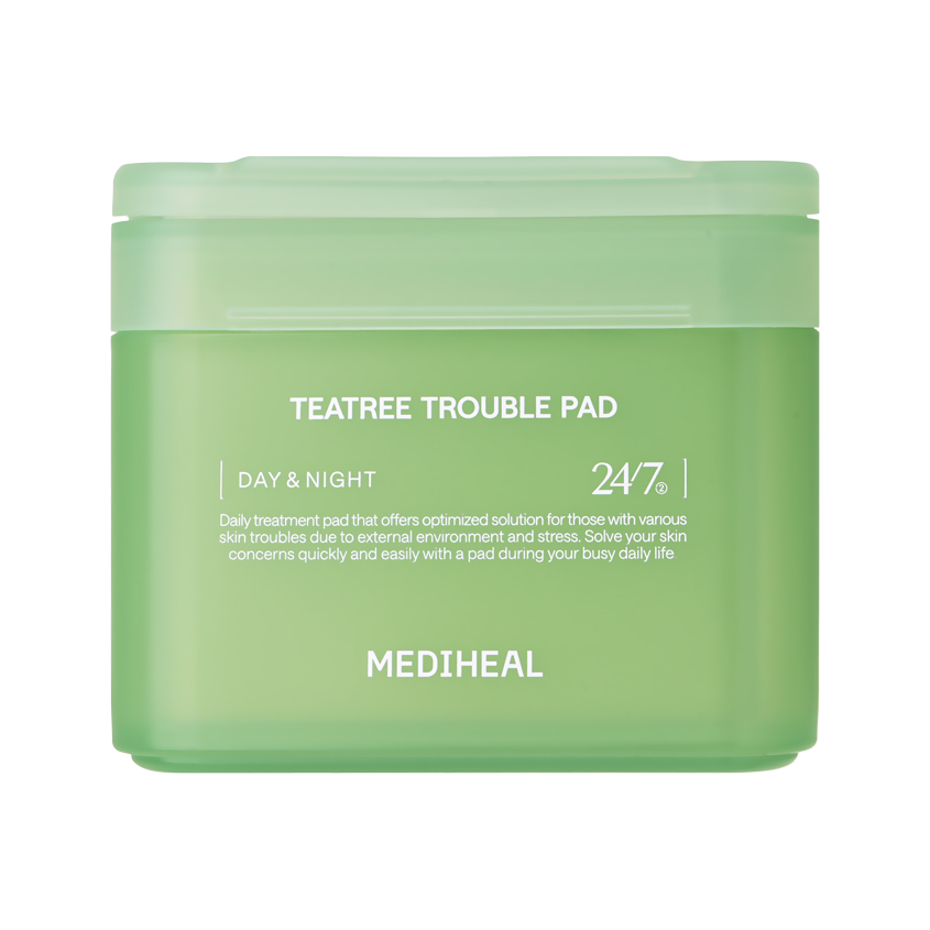 Диски для лица MEDIHEAL с экстрактом чайного дерева успокаивающие 100 шт.