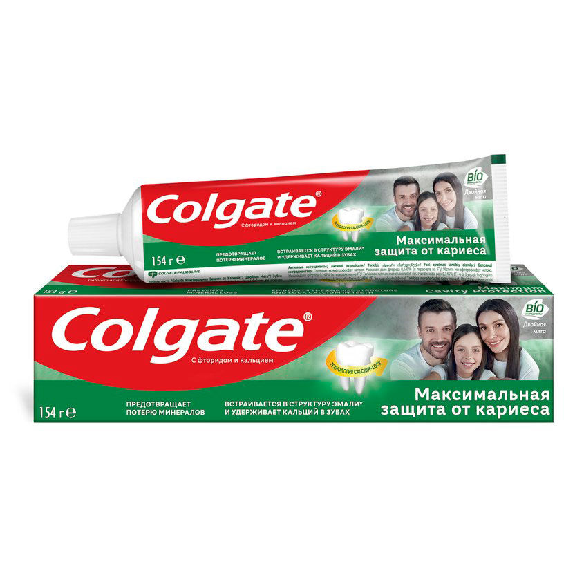 Паста зубная COLGATE Максимальная защита от кариеса Двойная Мята 100 мл