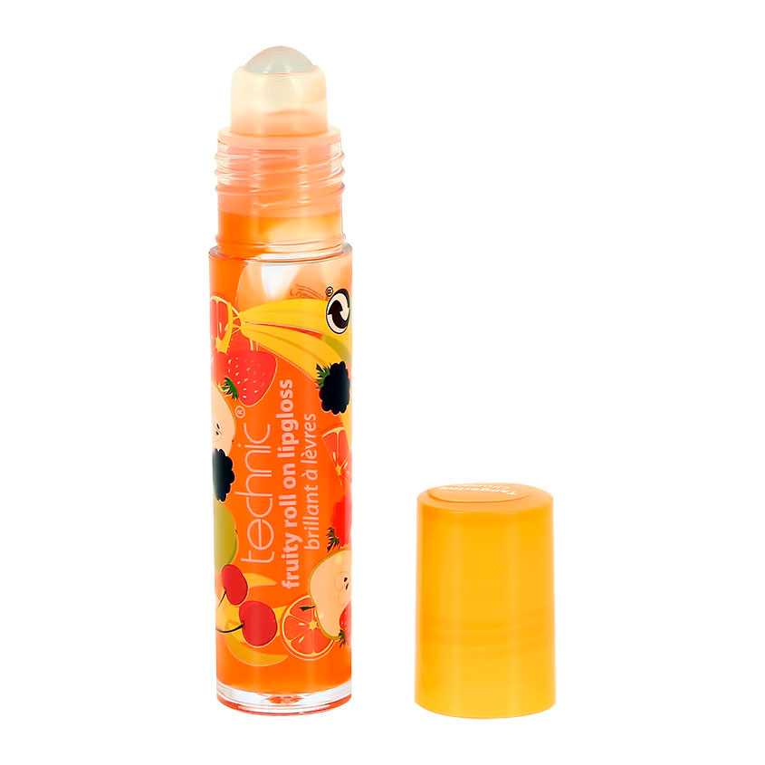 

Блеск для губ TECHNIC FRUITTY ROLL ON LIPGLOSS тон tangerine