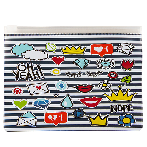 

Кошелек на молнии KAMCITY POP ART Navy