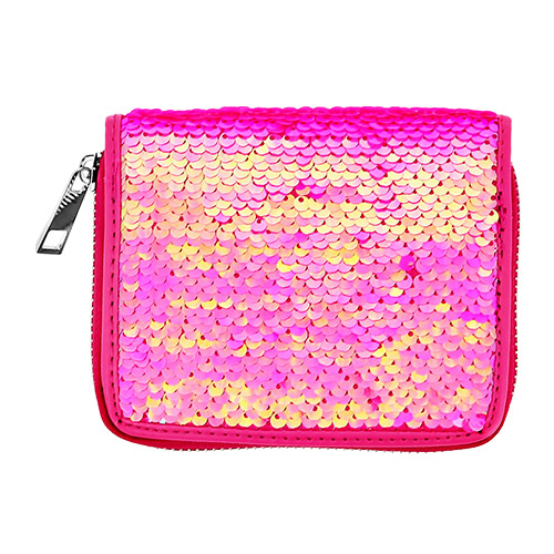 

Кошелек LADY PINK Розовые пайетки маленький