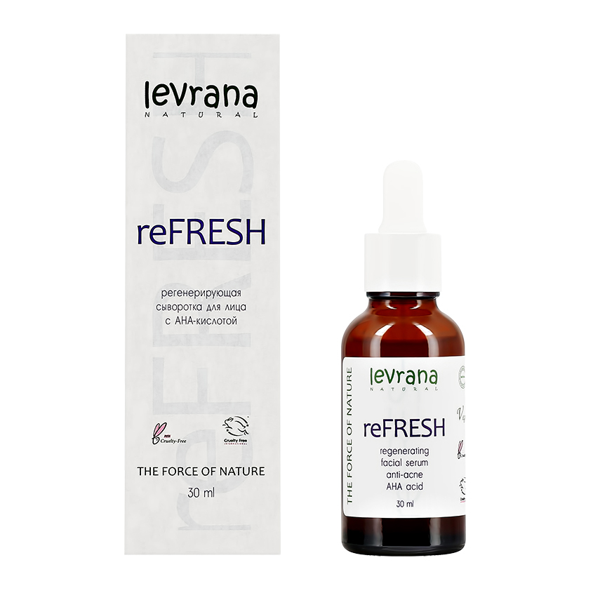 сыворотка для лица регенерирующая levrana refresh 30 мл Сыворотка для лица LEVRANA REFRESH регенерирующая 30 мл