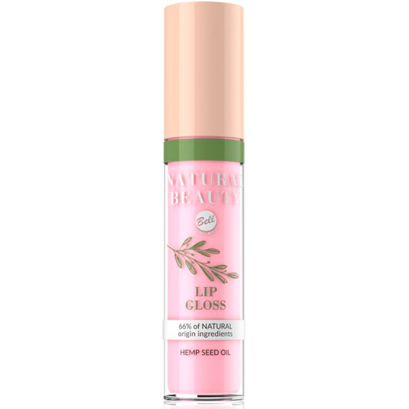 BELL Блеск для губ BELL NATURAL BEAUTY NATURAL BEAUTY LIP GLOSS тон 03 pink gloss увлажняющий с маслом блеск для губ bell блеск для губ natural beauty lip gloss увлажняющий с маслом