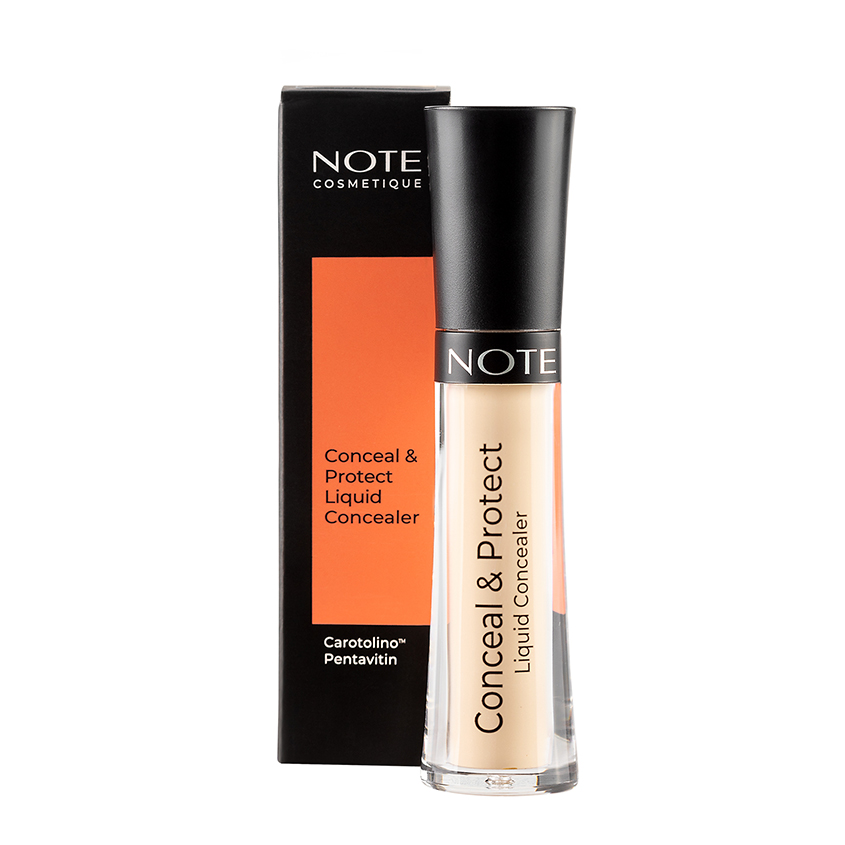 NOTE Консилер для лица NOTE CONCEAL & PROTECT LIQUID CONCEALER тон 01 цена и фото