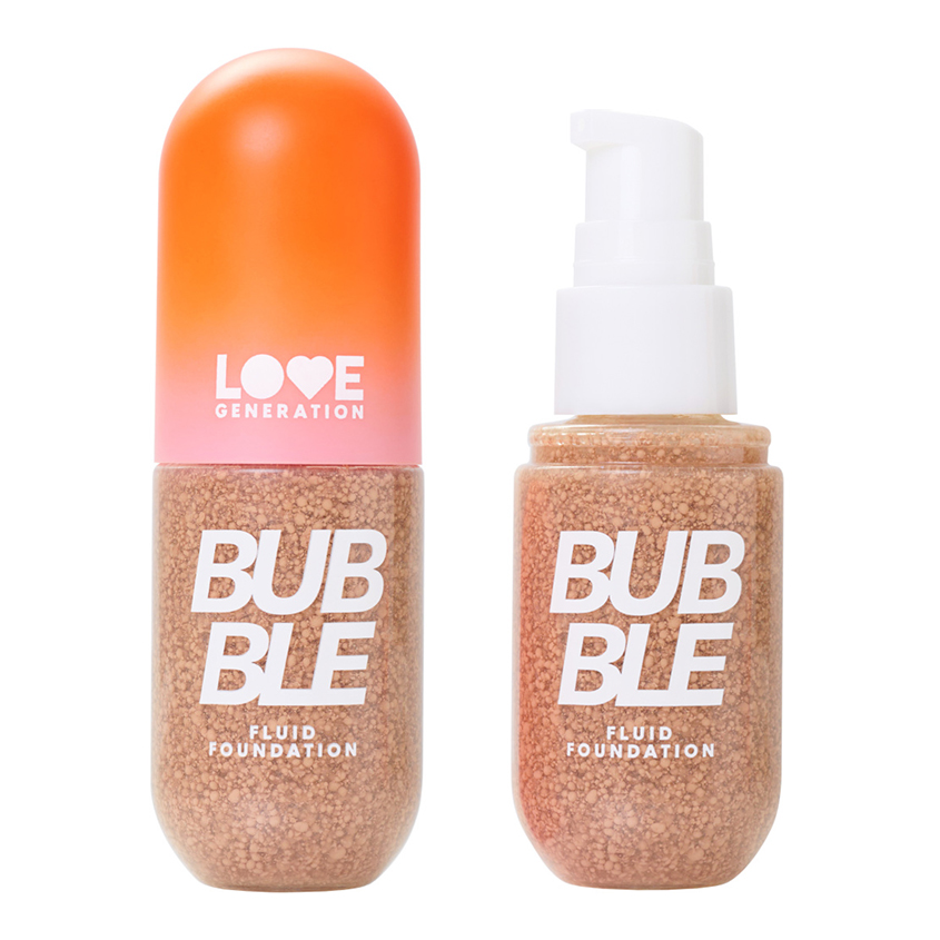 Флюид тональный для лица LOVE GENERATION BUBBLE тон 02 Caramel delight