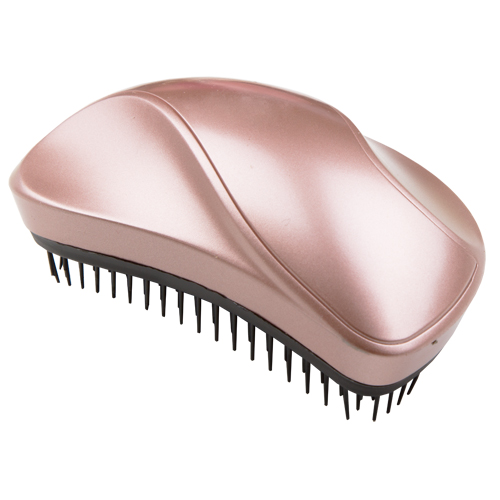 

Щетка для волос LADY PINK METAL SHOCK распутывающая матовая розовое золото