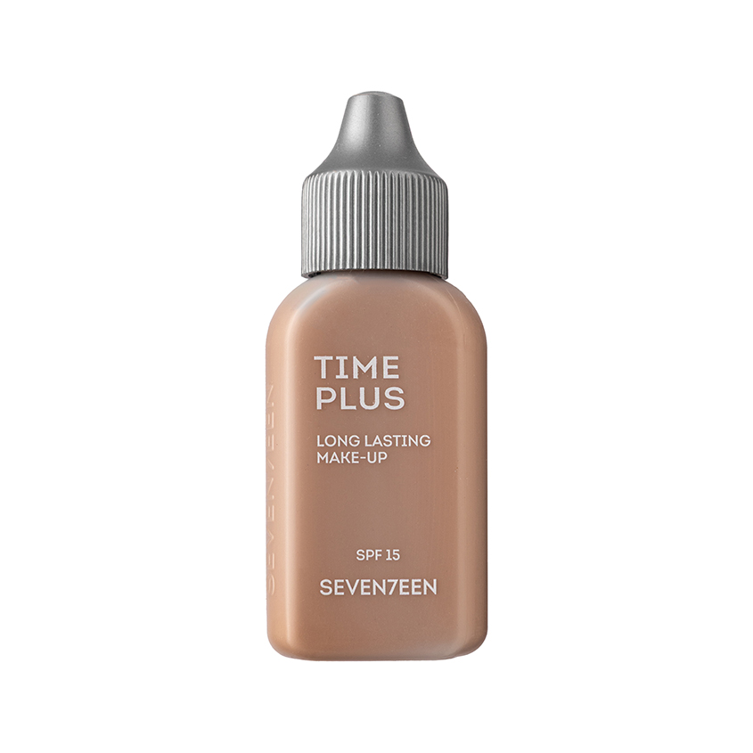 Крем тональный для лица SEVENTEEN TIME PLUS LONGLASTING MAKE UP стойкий тон 7 Летний загар