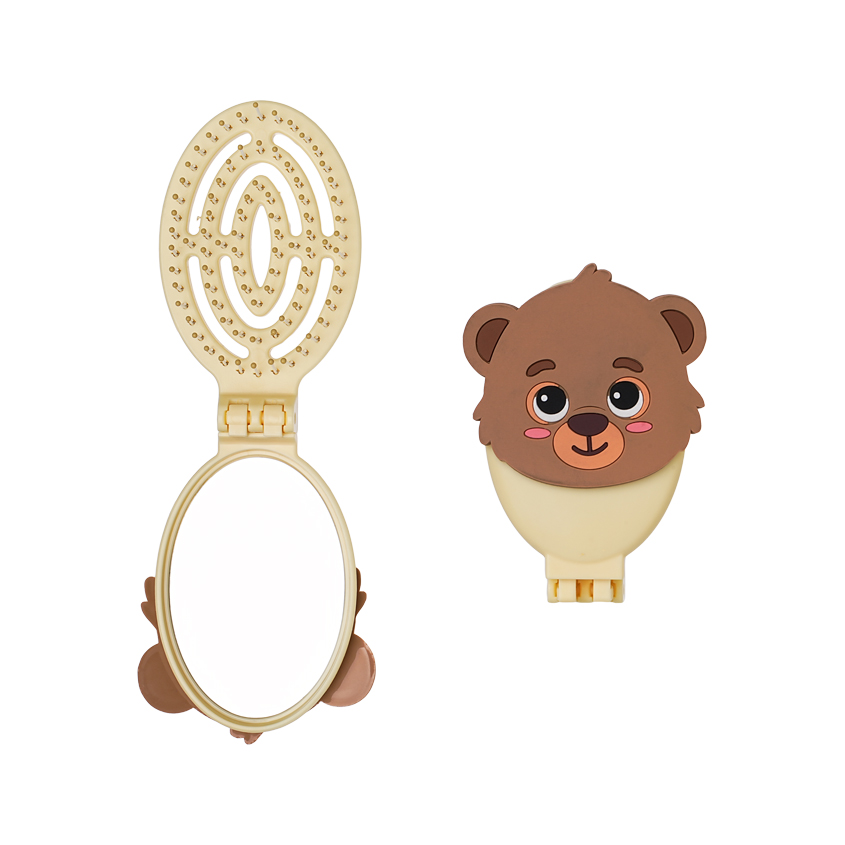 Расческа с зеркалом MISS PINKY