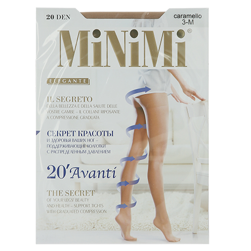 

Колготки женские MINIMI AVANTI 20 den Caramello р-р 3