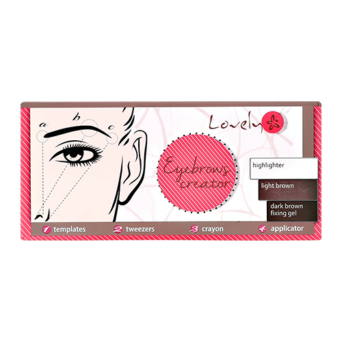 

Набор для бровей LOVELY SET EYEBROWS CREATOR тон 1