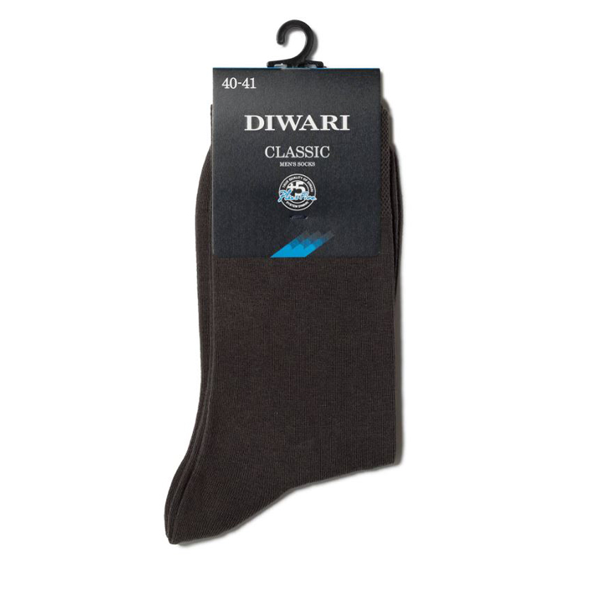 Носки мужские `DIWARI` DW CLASSIC темно-серый (40-41)