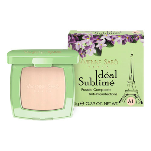 Пудра компактная для лица `VIVIENNE SABO` IDEAL SUBLIME против изъянов кожи тон А1