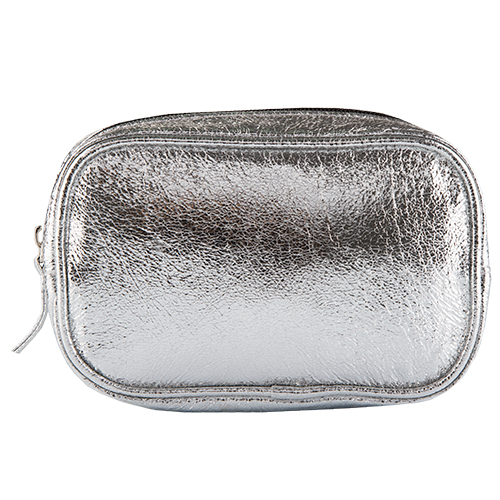 

Косметичка прямоугольная LADY PINK FOIL серебряная