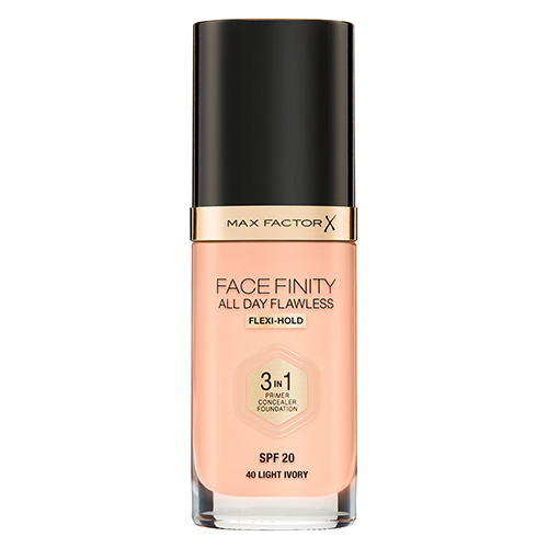 Основа тональная для лица `MAX FACTOR` FACEFINITY ALL DAY FLAWLESS 3 в 1 тон 40